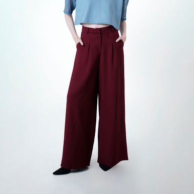 Pantalon Tiro Alto Bota Flare