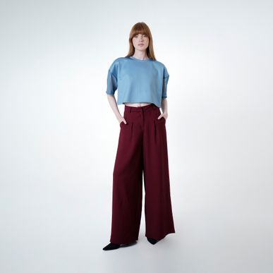 Pantalon Tiro Alto Bota Flare