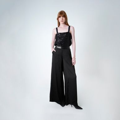 Pantalon Tiro Alto Bota Flare