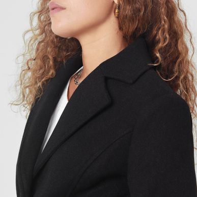 Chaqueta Cuello Solapa Manga Larga