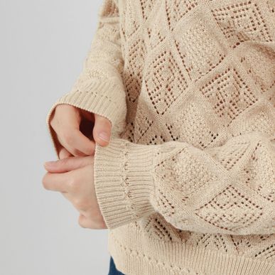 Sweater Cuello Redondo Manga Larga