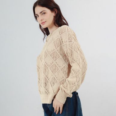 Sweater Cuello Redondo Manga Larga