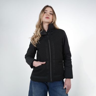 Chaqueta Cuello Alto Manga Larga