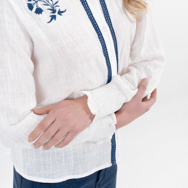 Camisa Cuello Neru Manga Larga