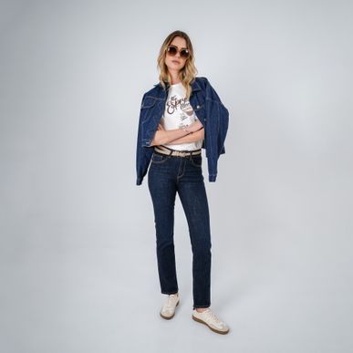 Jean Tiro Alto Bota Recta