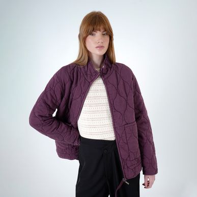 Chaqueta Cuello Alto Manga Larga