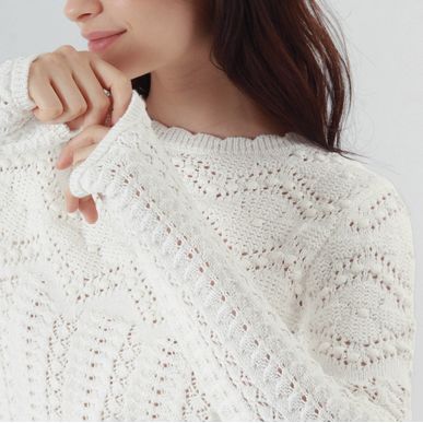 Sweater Cuello Redondo Manga Larga