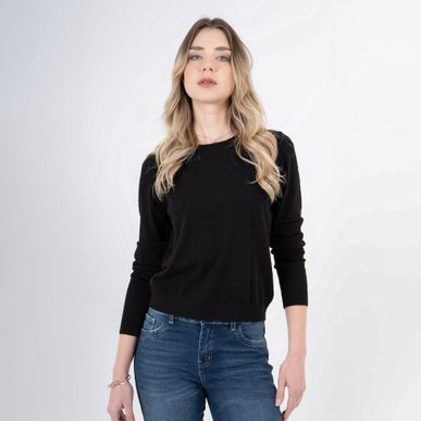 Sweater Cuello Redondo Manga Larga