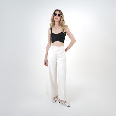 Pantalon Tiro Alto Bota Flare