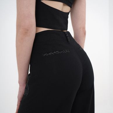 Pantalon Tiro Alto Bota Flare