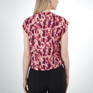 Blusa Cuello V Manga Sisa