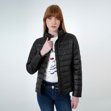 Chaqueta Cuello Alto Manga Larga