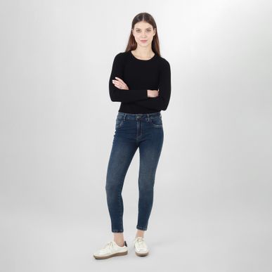 Jean Tiro Medio Bota Skinny