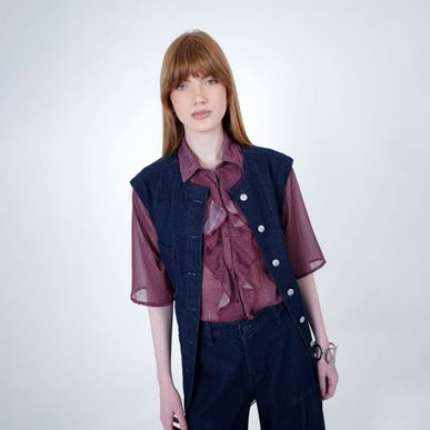 Chaleco Cuello Redondo