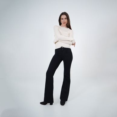 Jean Tiro Alto Bota Flare