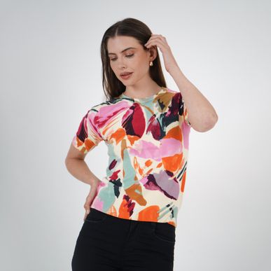 Sweater Cuello Redondo Manga Larga