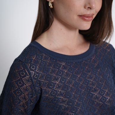 Sweater Cuello Redondo Manga Larga