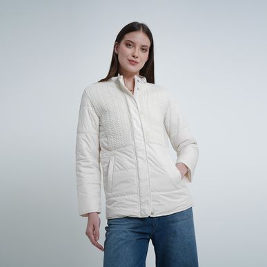 Chaqueta Cuello Alto Manga Larga