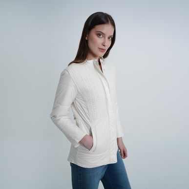 Chaqueta Cuello Alto Manga Larga