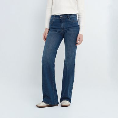 Jean Tiro Alto Bota Flare