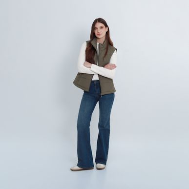 Jean Tiro Alto Bota Flare