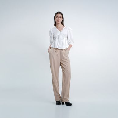 Pantalon Tiro Alto Bota Recta