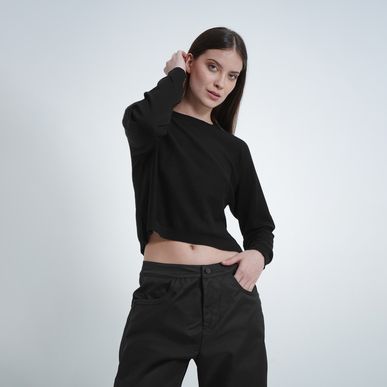 Sweater Cuello Alto Manga Larga