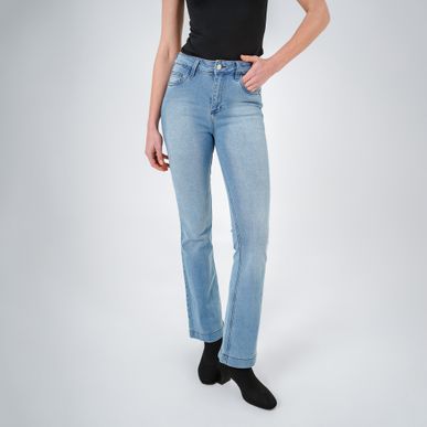 Jean Diva Tiro Medio Bota Flare