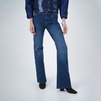 Jean Mom Tiro Alto Bota Skinny