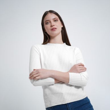 Sweater Cuello Redondo Manga Larga