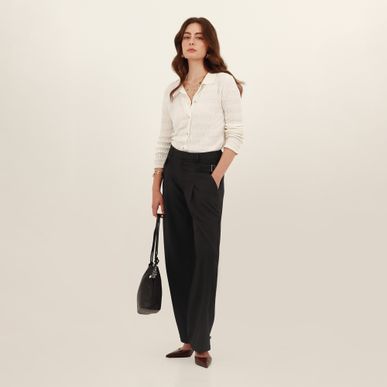 Pantalon Tiro Alto Bota Recta