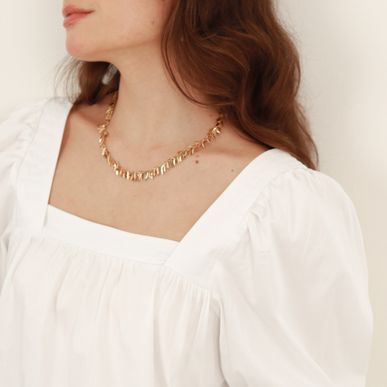 Blusa Cuello Cuadrado Manga 3/ Cuartos