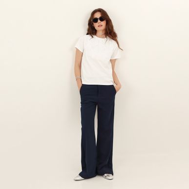 Pantalon Tiro Alto Bota Flare