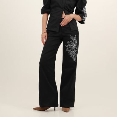 Pantalon Tiro Alto Bota Flare