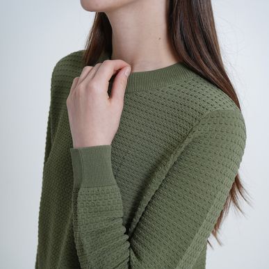 Sweater Cuello Redondo Manga Larga